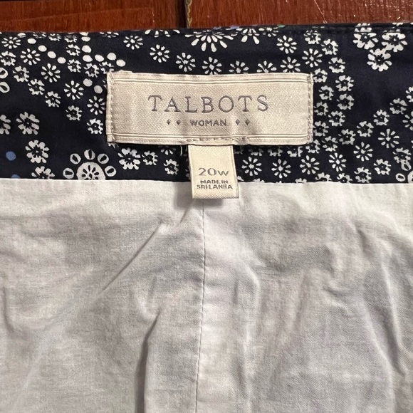 Talbots Women's Paisley Skirt 20W - Picture 6 of 6
